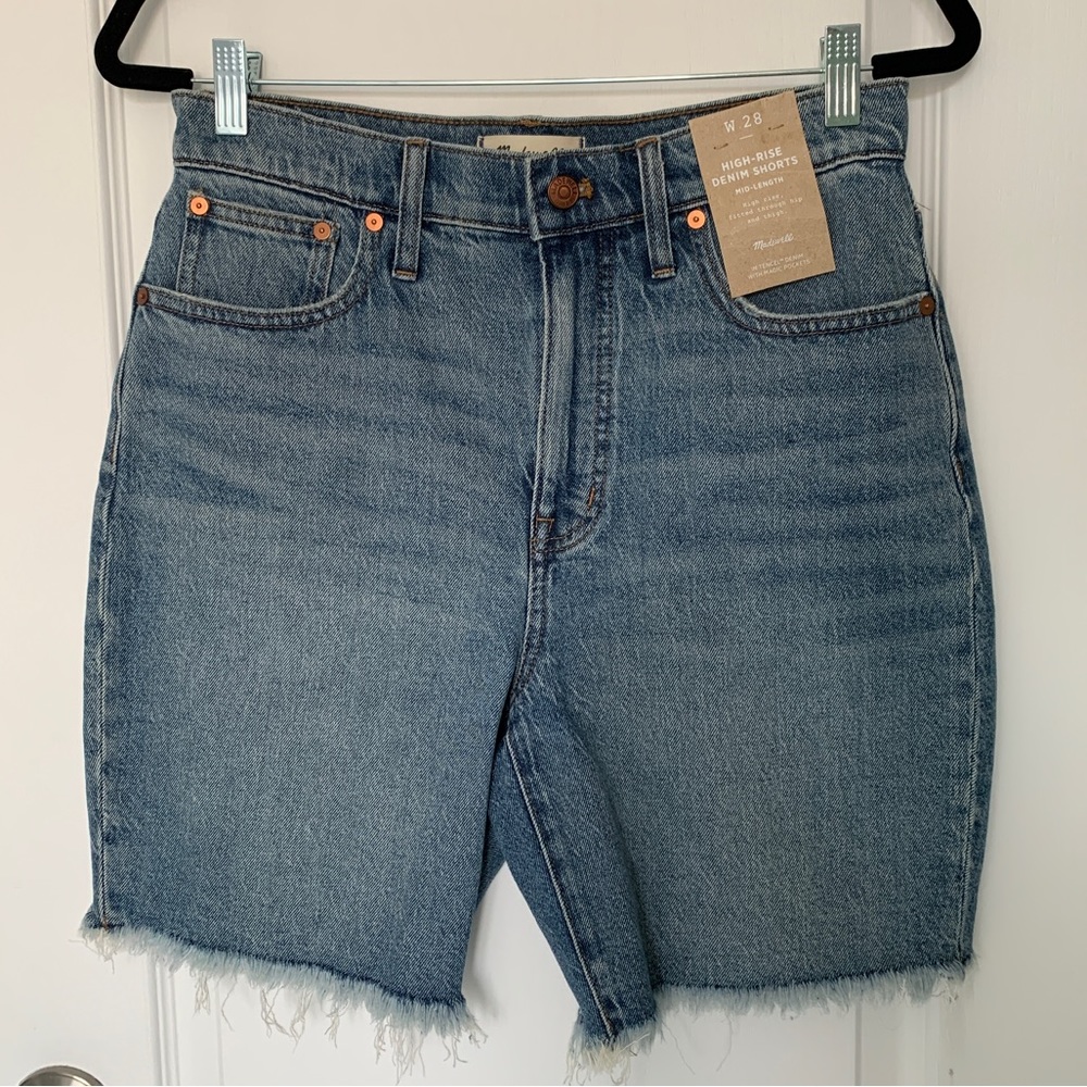 Madewell High-Rise Denim Shorts